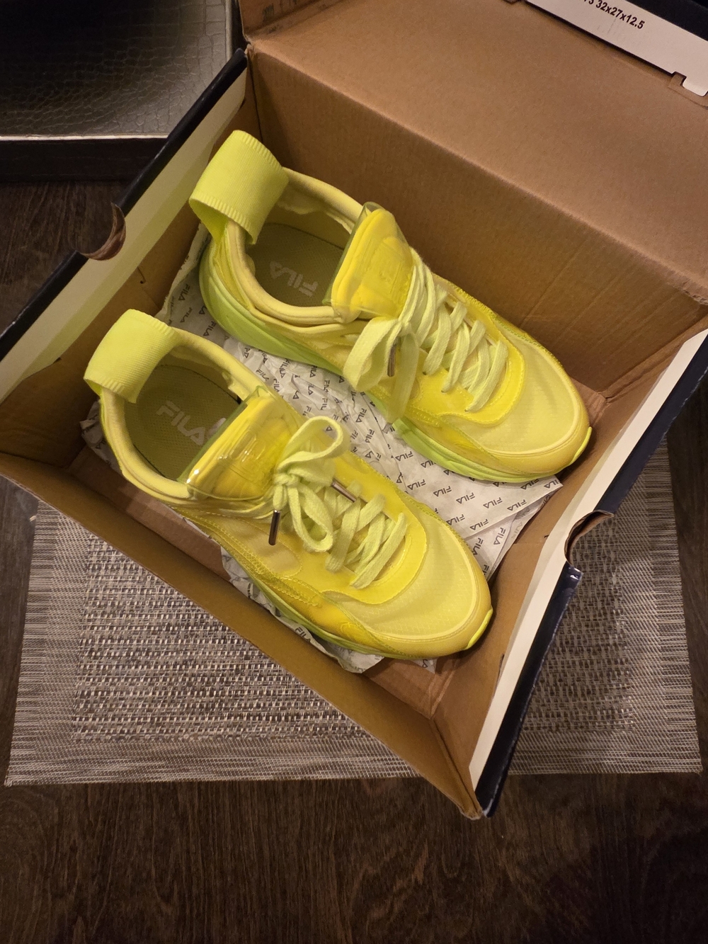 Fila Neon Yellow Platform Trainer - Picture 5 of 5